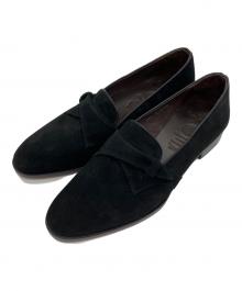 POLPETTA（ポルペッタ）の古着「スエードストラップシューズ」｜ブラック