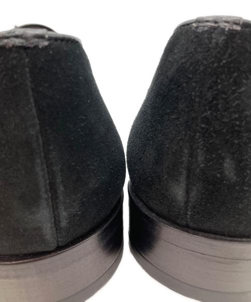 POLPETTA（ポルペッタ）POLPETTA (ポルペッタ) スエードストラップシューズ ブラック サイズ:40の古着・服飾アイテム