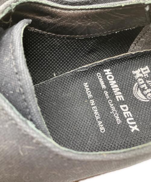 Dr.Martens（ドクターマーチン）Dr.Martens (ドクターマーチン) COMME des GARCONS (コムデギャルソン) 3ホールキャンバスシューズ ブラック サイズ:10の古着・服飾アイテム