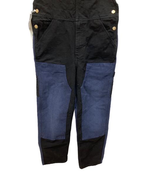 CarHartt（カーハート）CarHartt (カーハート) double knee bib overall ネイビー×ブラック サイズ:W28×L32の古着・服飾アイテム