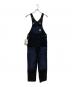 CarHartt（カーハート）の古着「double knee bib overall」｜ネイビー×ブラック