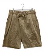 CAHLUMNカウラム）の古着「2 Tuck Chino Shorts」｜ブラウン