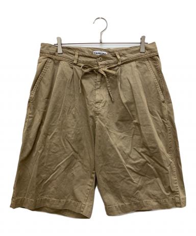 CAHLUMN カウラム 2 Tuck Chino Shorts 中古・古着通販】CAHLUMN (カウラム) 2 Tuck Chino Shorts ブラウン