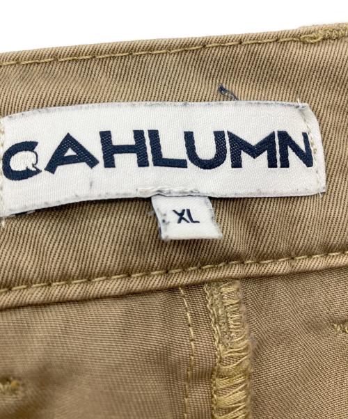CAHLUMN（カウラム）CAHLUMN (カウラム) 2 Tuck Chino Shorts ブラウン サイズ:XLの古着・服飾アイテム