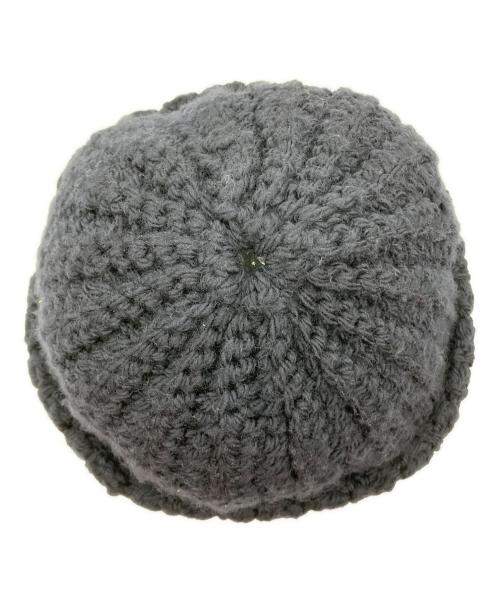 ANRI（アンリ）ANRI (アンリ) KNIT BEANIE ネイビーの古着・服飾アイテム