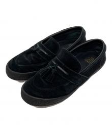 LAST RESORT AB（ラストリゾートエービー）の古着「スエードローファー」｜ブラック