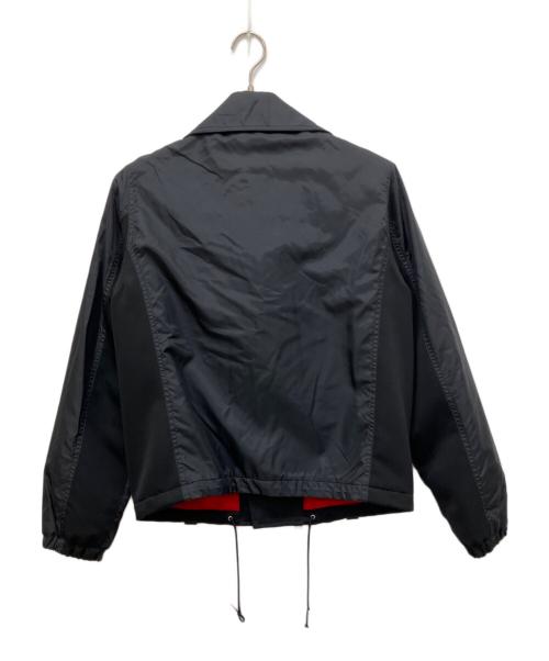 GANRYU COMME des GARCONS（ガンリュウ コム デ ギャルソン）GANRYU COMME des GARCONS (ガンリュウ コム デ ギャルソン) ダブルコーチジャケット ブラック サイズ:Mの古着・服飾アイテム