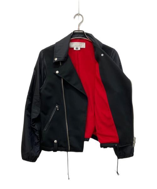 GANRYU COMME des GARCONS（ガンリュウ コム デ ギャルソン）GANRYU COMME des GARCONS (ガンリュウ コム デ ギャルソン) ダブルコーチジャケット ブラック サイズ:Mの古着・服飾アイテム