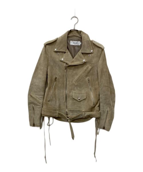 JOHN MASON SMITH（ジョンメイソンスミス）JOHN MASON SMITH (ジョンメイソンスミス) スエードライダースジャケット ブラウン サイズ:Mの古着・服飾アイテム