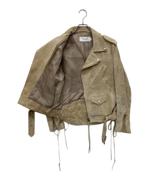 JOHN MASON SMITH（ジョンメイソンスミス）JOHN MASON SMITH (ジョンメイソンスミス) スエードライダースジャケット ブラウン サイズ:Mの古着・服飾アイテム