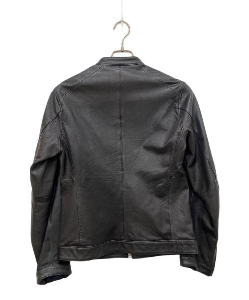 BEAUTY&YOUTH（ビューティーアンドユース）BEAUTY&YOUTH (ビューティーアンドユース) ゴートレザーシングルライダースジャケット ブラック サイズ:Mの古着・服飾アイテム