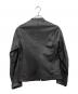 BEAUTY&YOUTH (ビューティーアンドユース) ゴートレザーシングルライダースジャケット ブラック サイズ:M：10000円