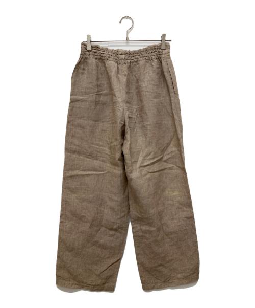 JURGEN LEHL（ヨーガンレール）JURGEN LEHL (ヨーガンレール) リネンパンツ ブラウン サイズ:Lの古着・服飾アイテム