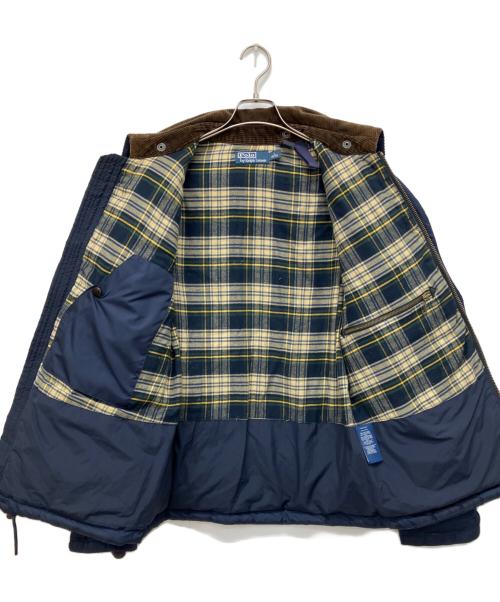 POLO RALPH LAUREN（ポロ・ラルフローレン）POLO RALPH LAUREN (ポロ・ラルフローレン) ハンティングダウンジャケット ネイビー サイズ:Sの古着・服飾アイテム