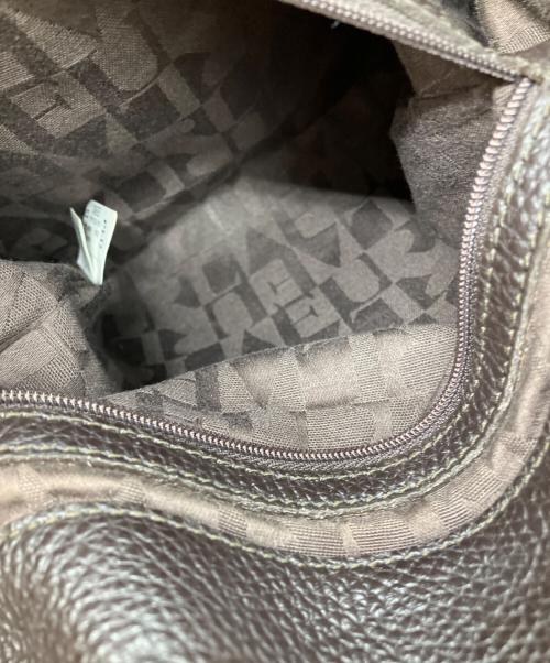 FURLA（フルラ）FURLA (フルラ) レザーエディターズバッグ ブラウンの古着・服飾アイテム