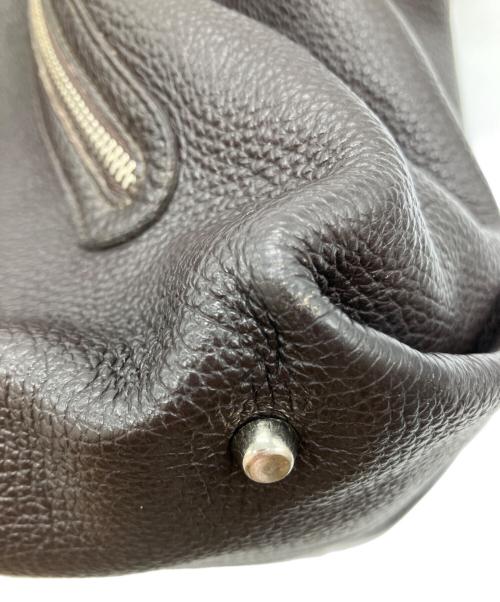 FURLA（フルラ）FURLA (フルラ) レザーエディターズバッグ ブラウンの古着・服飾アイテム