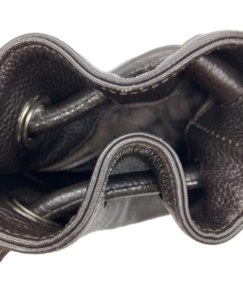 FURLA（フルラ）FURLA (フルラ) レザーエディターズバッグ ブラウンの古着・服飾アイテム