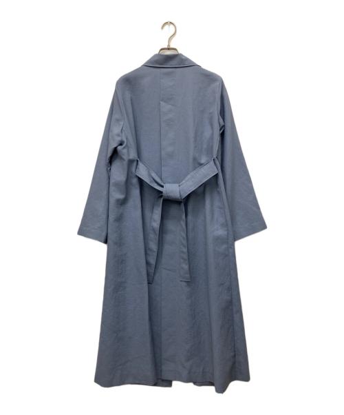 Noble（ノーブル）Noble (ノーブル) ライトフルクロスチェスターAラインコート スカイブルー サイズ:Sの古着・服飾アイテム