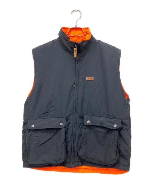 WOOLRICH（ウールリッチ）WOOLRICH (ウールリッチ) リバーシブル中綿ベスト ブラック サイズ:Mの古着・服飾アイテム