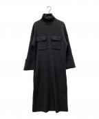 SACRAサクラ）の古着「ニットワンピース」｜グレー