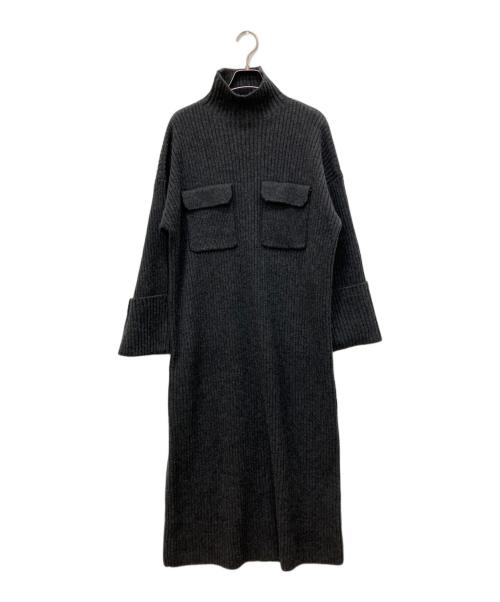 SACRA（サクラ）SACRA (サクラ) ニットワンピース グレー サイズ:38の古着・服飾アイテム