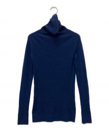 St.cecilia（セントセシリア）の古着「タートルネックニット」｜ネイビー