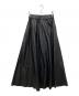SACRA (サクラ) シンセティック レザースカート ブラック サイズ:36：7000円