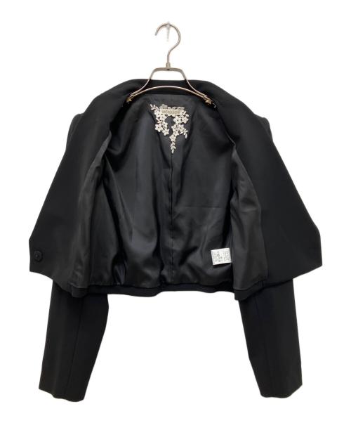 SETA ICHIRO（セタイチロウ）SETA ICHIRO (セタイチロウ) ハンサムクロスショートジャケット ブラック サイズ:1の古着・服飾アイテム