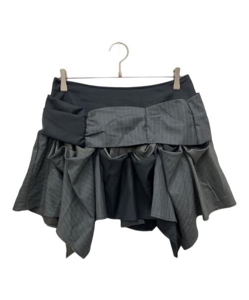 SLY（スライ）SLY (スライ) MANNISH DESIGN ショートスカート ブラック サイズ:2の古着・服飾アイテム