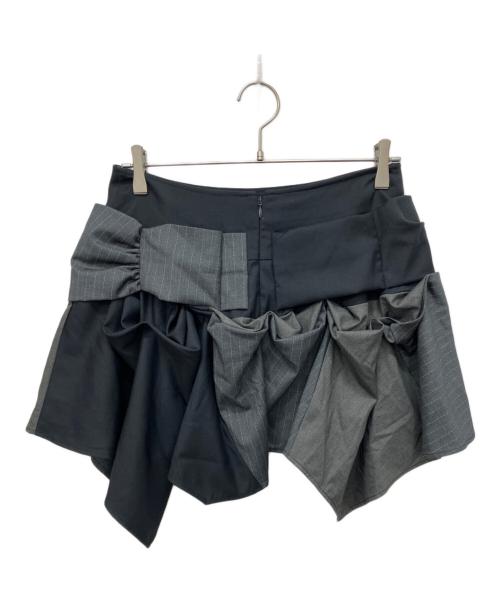 SLY（スライ）SLY (スライ) MANNISH DESIGN ショートスカート ブラック サイズ:2の古着・服飾アイテム