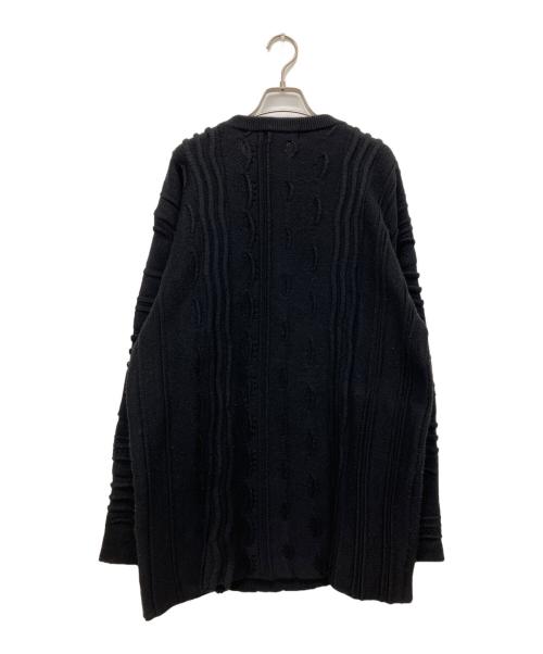 s'yte（サイト）S'YTE (サイト) BULKY WOOL 3D PULLOVER ブラック サイズ:3の古着・服飾アイテム