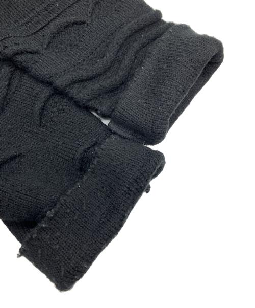 s'yte（サイト）S'YTE (サイト) BULKY WOOL 3D PULLOVER ブラック サイズ:3の古着・服飾アイテム