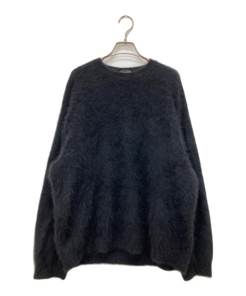 LAD MUSICIAN（ラッドミュージシャン）LAD MUSICIAN (ラッドミュージシャン) RACCOON KNIT CREW NECK ブラック サイズ:44の古着・服飾アイテム