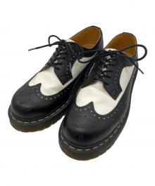 Dr.Martens（ドクターマーチン）の古着「ウィングチップシューズ」｜ブラック×ホワイト