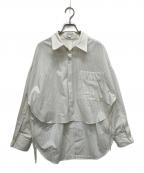 STUDIOUSステュディオス）の古着「Oversized 4way Shirt」｜ホワイト
