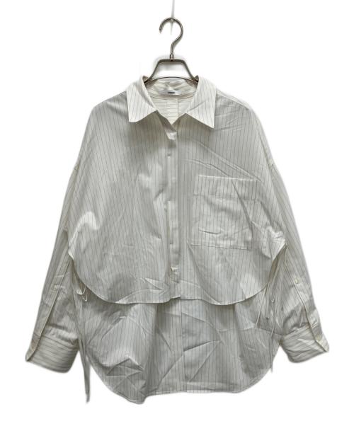 STUDIOUS（ステュディオス）STUDIOUS (ステュディオス) Oversized 4way Shirt ホワイト サイズ:Freeの古着・服飾アイテム