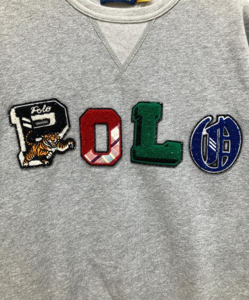 POLO RALPH LAUREN（ポロ・ラルフローレン）POLO RALPH LAUREN (ポロ・ラルフローレン) スウェット グレー サイズ:Mの古着・服飾アイテム