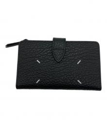 Maison Margiela（メゾンマルジェラ）の古着「グレインレザー カード&コインケース」｜ブラック