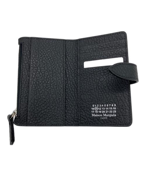 Maison Margiela（メゾンマルジェラ）Maison Margiela (メゾンマルジェラ) グレインレザー カード&コインケース ブラック 未使用品の古着・服飾アイテム