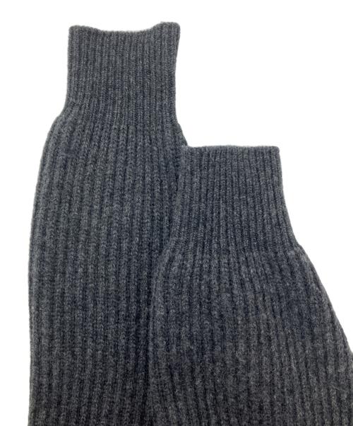 nagonstans（ナゴンスタンス）nagonstans (ナゴンスタンス) リブニット グレー サイズ:38の古着・服飾アイテム