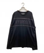 HYDROGENハイドロゲン）の古着「スタッズカットソー」｜ブラック
