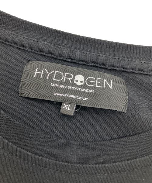 HYDROGEN（ハイドロゲン）HYDROGEN (ハイドロゲン) スタッズカットソー ブラック サイズ:XLの古着・服飾アイテム