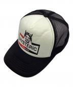 Hysteric Glamourヒステリックグラマー）の古着「メッシュキャップ」｜ブラック