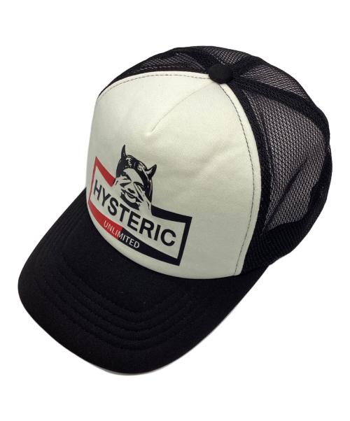 Hysteric Glamour（ヒステリックグラマー）Hysteric Glamour (ヒステリックグラマー) メッシュキャップ ブラックの古着・服飾アイテム