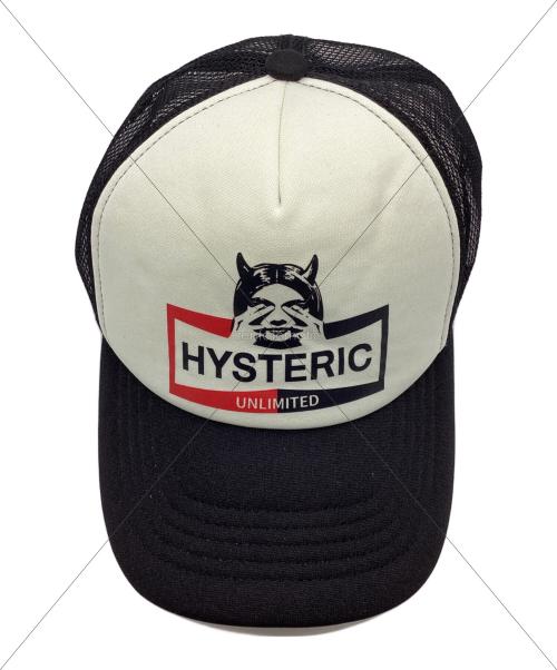 Hysteric Glamour（ヒステリックグラマー）Hysteric Glamour (ヒステリックグラマー) メッシュキャップ ブラックの古着・服飾アイテム