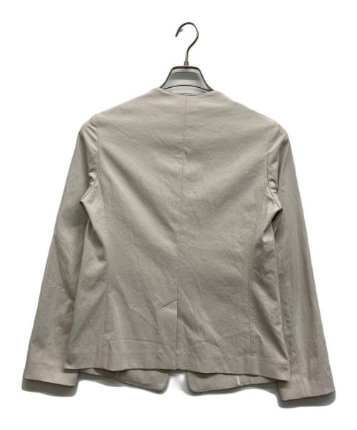 icB（アイシービー）icB (アイシービー) Refined Ox ノーカラージャケットセットアップ グレー サイズ:6の古着・服飾アイテム