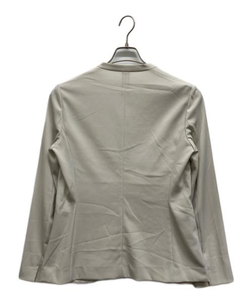 icB（アイシービー）icB (アイシービー) Fiedノーカラージャケットセットアップ ブラウン サイズ:6の古着・服飾アイテム