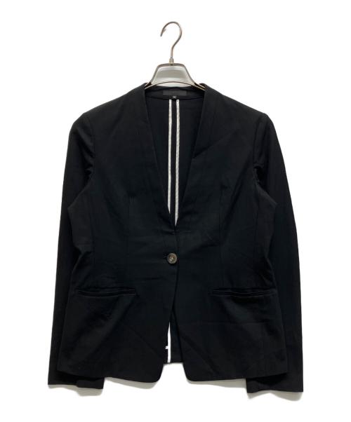 icB（アイシービー）icB (アイシービー) Composite Oxノーカラージャケットセットアップ ブラック サイズ:40の古着・服飾アイテム