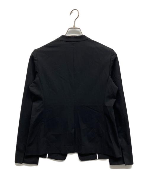 icB（アイシービー）icB (アイシービー) Composite Oxノーカラージャケットセットアップ ブラック サイズ:40の古着・服飾アイテム