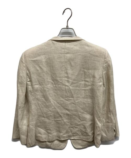 MaxMara（マックスマーラ）MaxMara (マックスマーラ) 千鳥格子テーラードジャケット グレー サイズ:42の古着・服飾アイテム